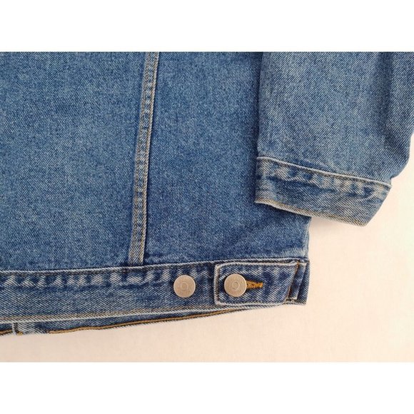 Genuine Blues Jeanswear Women's Blue Denim Jacket Size 12 (L) With Pockets - Picture 8 of 10